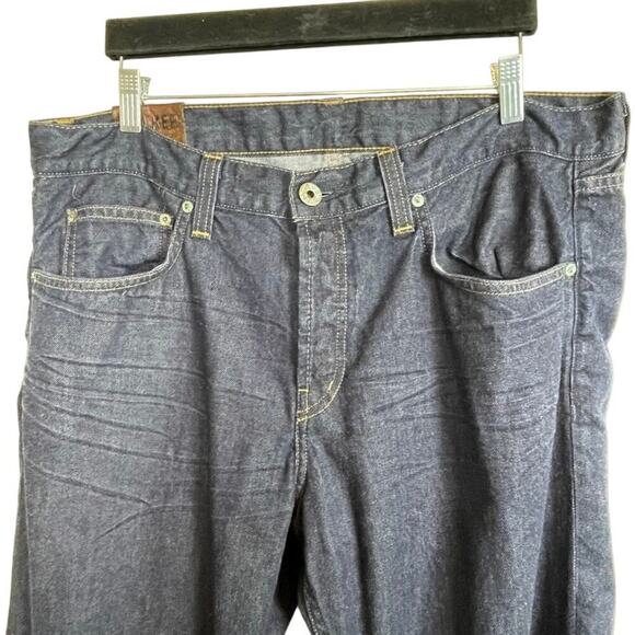 J Brand Walker Boone Relaxed Straight Jeans 36x35 – Button Fly Blue‎ Denim - Picture 2 of 7